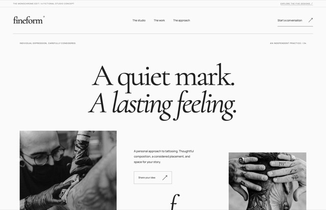 The Fineform design